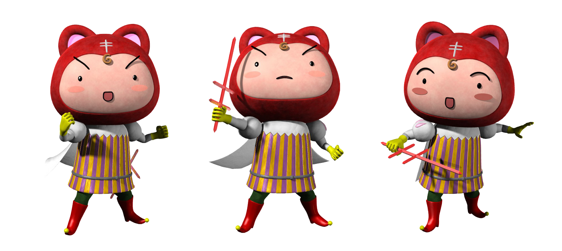 結核予防キャラクター シールぼうや 3Dモデリング
